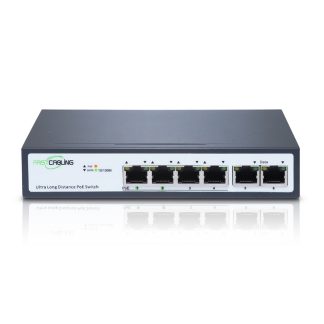 Long-Distance 4-Port PoE+ Switch