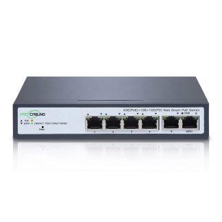 4-Port Managed PoE Powered Switch