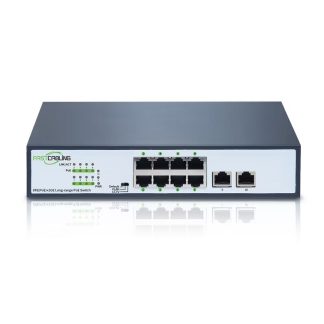 Long-Distance 8-Port PoE+ Switch